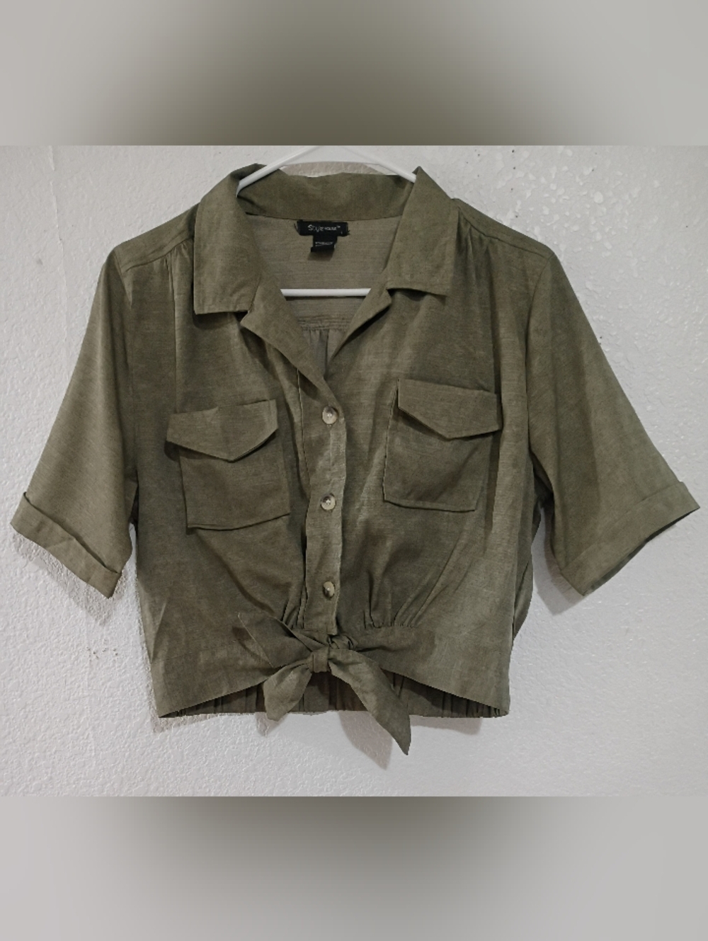 Olive Green Top